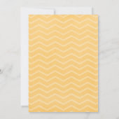 Zigzag Bridal Shower Invitations Kaart (Achterkant)