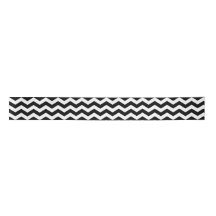 Zigzag Chevron Black en White