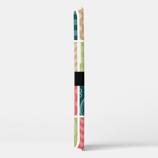 zigzag, Chevron, Gingham, Polka dots, Jouw naam Case-Mate iPhone Case (Achterkant / Rechts)