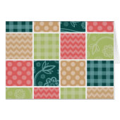 Zigzag, Chevron, Gingham, Polka Dots, Patchwork (Voorkant Horizontaal)