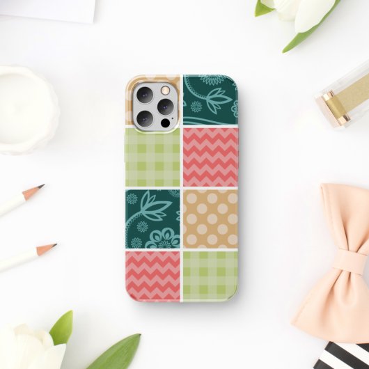 Zigzag, Chevron, Gingham, Polka Dots, Patchwork Case-Mate iPhone Case