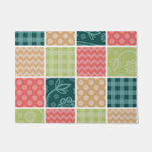 Zigzag, Chevron, Gingham, Polka Dots, Patchwork Deurmat (Voorkant)