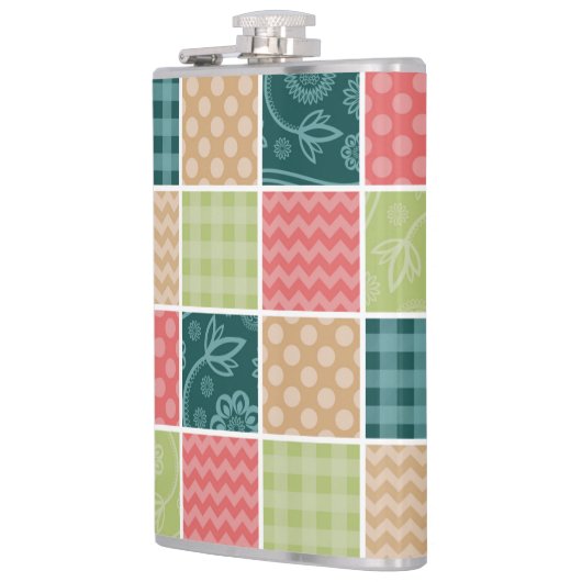 Zigzag, Chevron, Gingham, Polka Dots, Patchwork Heupfles (Links)