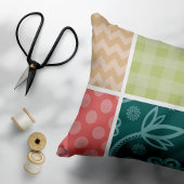 Zigzag, Chevron, Gingham, Polka Dots, Patchwork Kussensloop