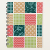 Zigzag, Chevron, Gingham, Polka Dots, Patchwork Planner (Voorkant)