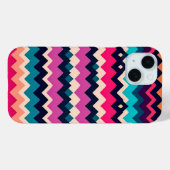 Zigzag Chevron Kleurrijke Patroon Ontwerp Case-Mate iPhone Case (Achterkant (horizontaal))