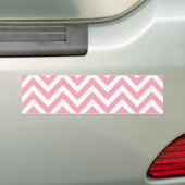 ZigZag Chevron patroon Hipster of Mod Styled Bumpersticker (Op auto)