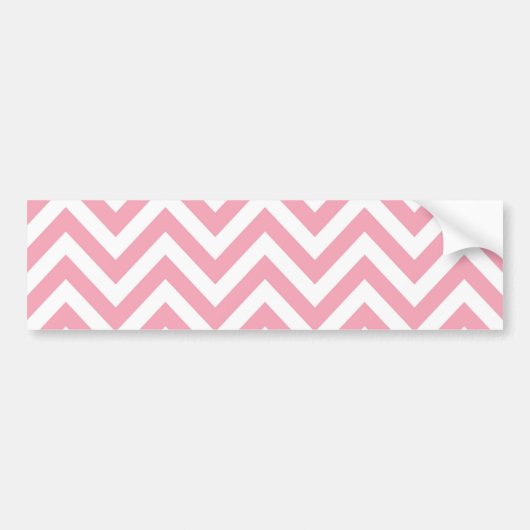 ZigZag Chevron patroon Hipster of Mod Styled Bumpersticker (Voorkant)