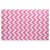 Zigzag Chevron Pattern, roze en witte zigzag Stof (Fat Quarter)