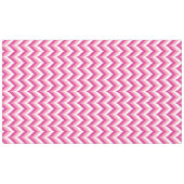 Zigzag Chevron Pattern, roze en witte zigzag Tafelkleed (Voorkant (Horizontaal))