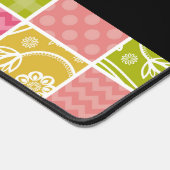 zigzag, Chevron, Polka Dots, Gingham, Jouw naam Bureaumat (Hoek)