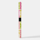 zigzag, Chevron, Polka Dots, Gingham, Jouw naam iPhone Hoesje (Rechterkant)