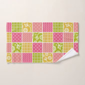 Zigzag, Chevron, Polka Dots, Gingham, Patchwork Bad Handdoek (Handdoek)
