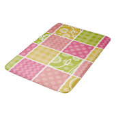 Zigzag, Chevron, Polka Dots, Gingham, Patchwork Badmat (Gekanteld)