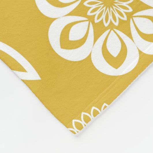 Zigzag, Chevron, Polka Dots, Gingham, Patchwork Fleece Deken (Hoek)