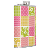 Zigzag, Chevron, Polka Dots, Gingham, Patchwork Heupfles (Rechts)