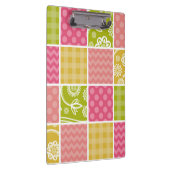 Zigzag, Chevron, Polka Dots, Gingham, Patchwork Klembord (Rechts)