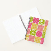Zigzag, Chevron, Polka Dots, Gingham, Patchwork Notitieboek (Binnen)