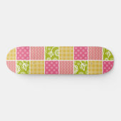 Zigzag, Chevron, Polka Dots, Gingham, Patchwork Persoonlijk Skateboard (Horizontaal)