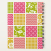 Zigzag, Chevron, Polka Dots, Gingham, Patchwork Planner (Achterkant)