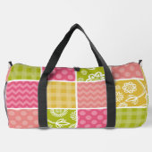 Zigzag, Chevron, Polka Dots, Gingham, Patchwork Plunjezak (Achterkant)