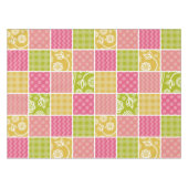 Zigzag, Chevron, Polka Dots, Gingham, Patchwork Tafelkleed (Voorkant (Horizontaal))