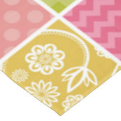 Zigzag, Chevron, Polka Dots, Gingham, Patchwork Tafelkleed (Gekanteld)