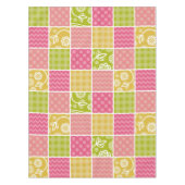 Zigzag, Chevron, Polka Dots, Gingham, Patchwork Tafelkleed (Voorkant)