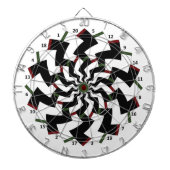 Zigzag Dartbord Gespeeld (Voorkant)
