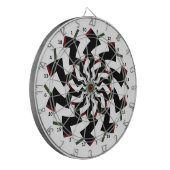 Zigzag Dartbord Gespeeld (Voorkant Links)