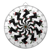 Zigzag Dartbord Gespeeld (Voorkant)