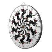 Zigzag Dartbord Gespeeld (Voorkant Rechts)