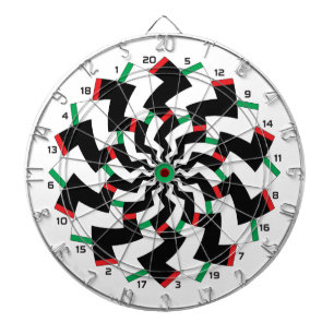 Zigzag Dartbord gespiegelde versie
