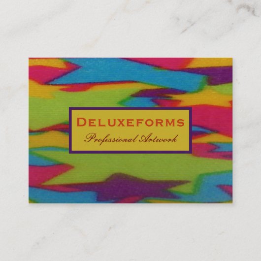 Zigzag Dyes Visitekaartje (Voorkant)