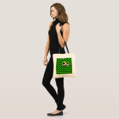 ZIGZAG eYe MONSTER : GReeN Tote Bag (Voorkant (model))