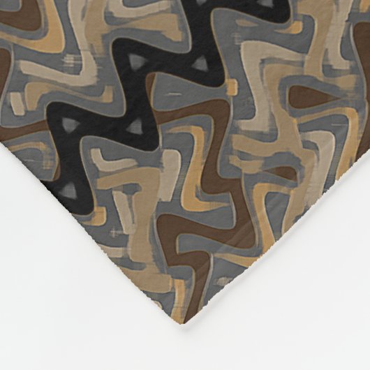 Zigzag Fleece Blanket Deken (Hoek)