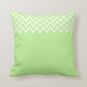 Zigzag Geel En Groen Kussen