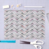 Zigzag, geometrisch, grijs, lila, roze, zwart, str tissuepapier (Craft)