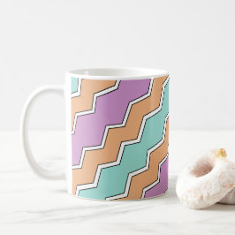ZigZag geometrisch patroon Koffiemok