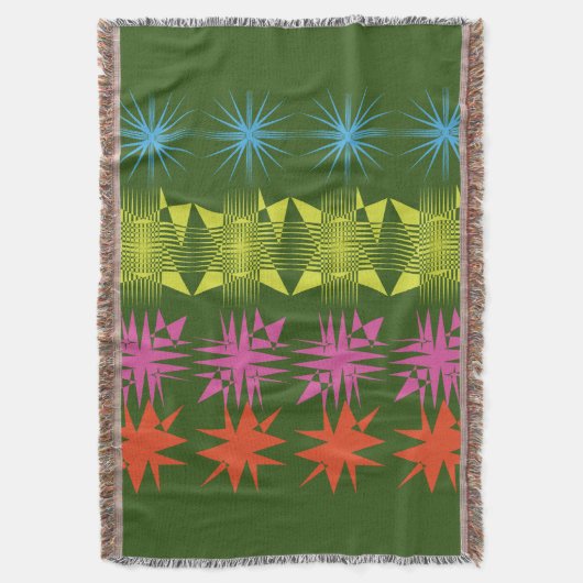 Zigzag Gooi Deken (Voorkant Verticaal)