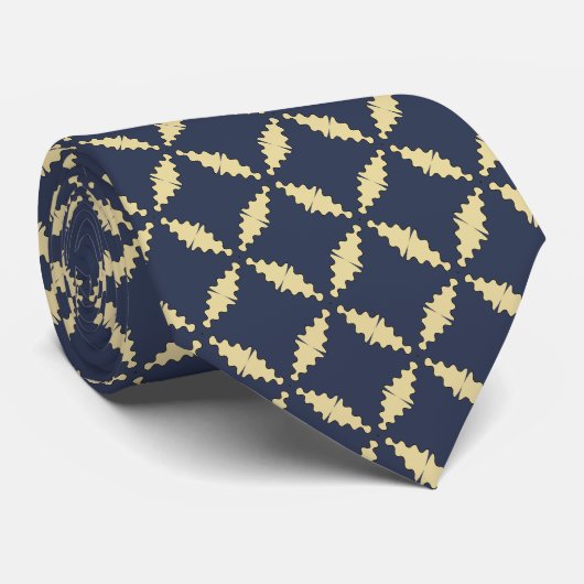 Zigzag Grid Heren Das voor Moderne Klassieke Stijl (Opgerold)