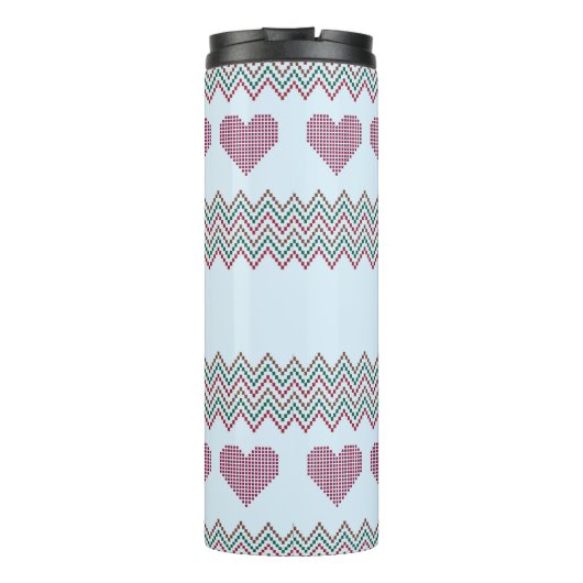 Zigzag harten thermosbeker (Achterkant)