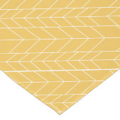 Zigzag Herringbone Abstract geometrisch patroon Korte Tafelloper (Hoek)