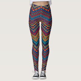 Zigzag-hoezen met volledige kleuren leggings