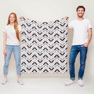Zigzag Hugs Fleece Deken