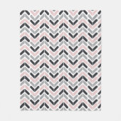 Zigzag Hugs Fleece Deken (Voorkant)