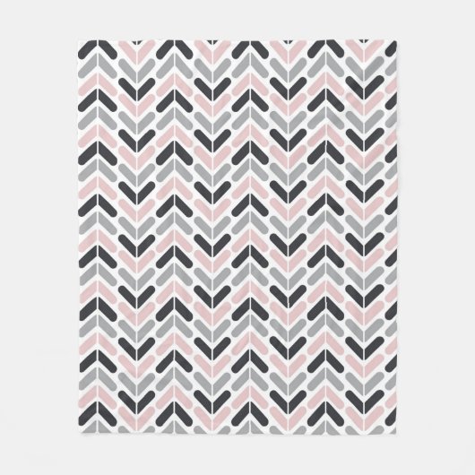 Zigzag Hugs Fleece Deken (Voorkant)