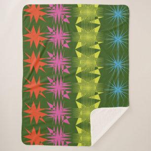Zigzag Illustratie Sherpa Deken