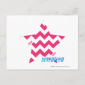 ZigZag Magenta 2 Briefkaart (Voorkant)