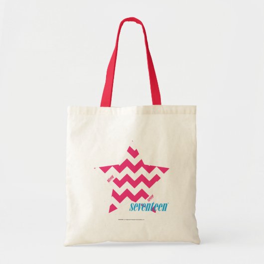 ZigZag Magenta 2 Tote Bag (Voorkant)
